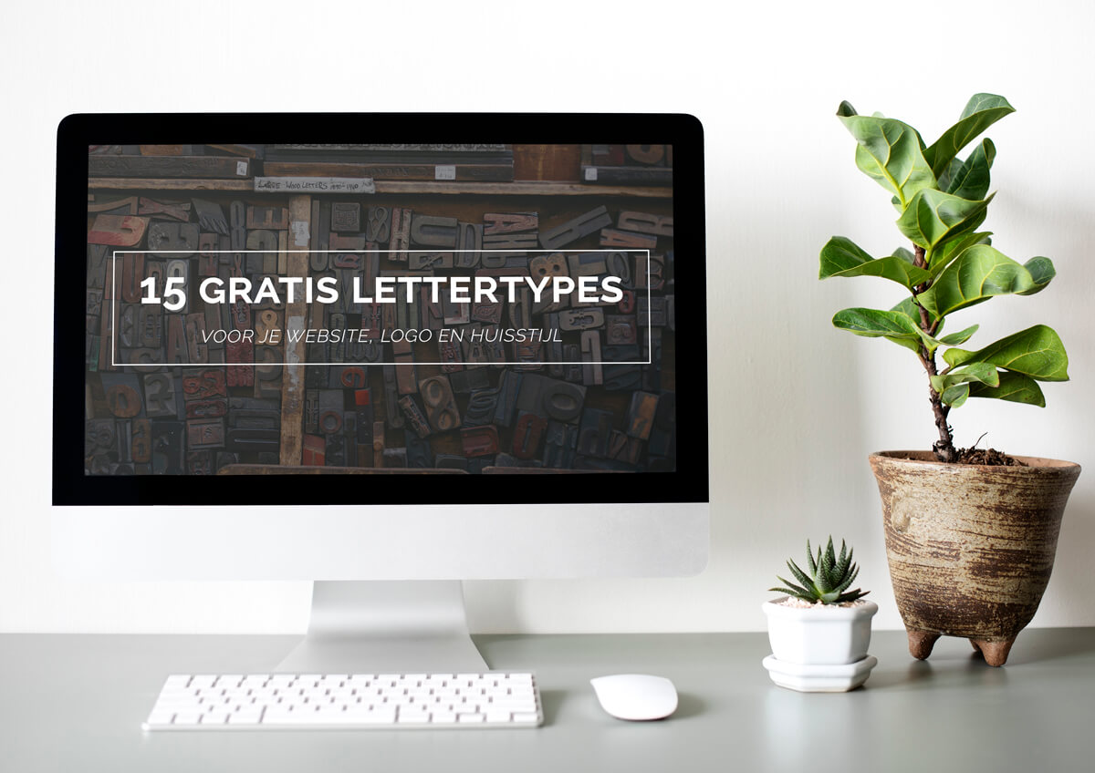 Top 15 gratis lettertypes