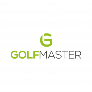 Golf logo ontwerp negative space