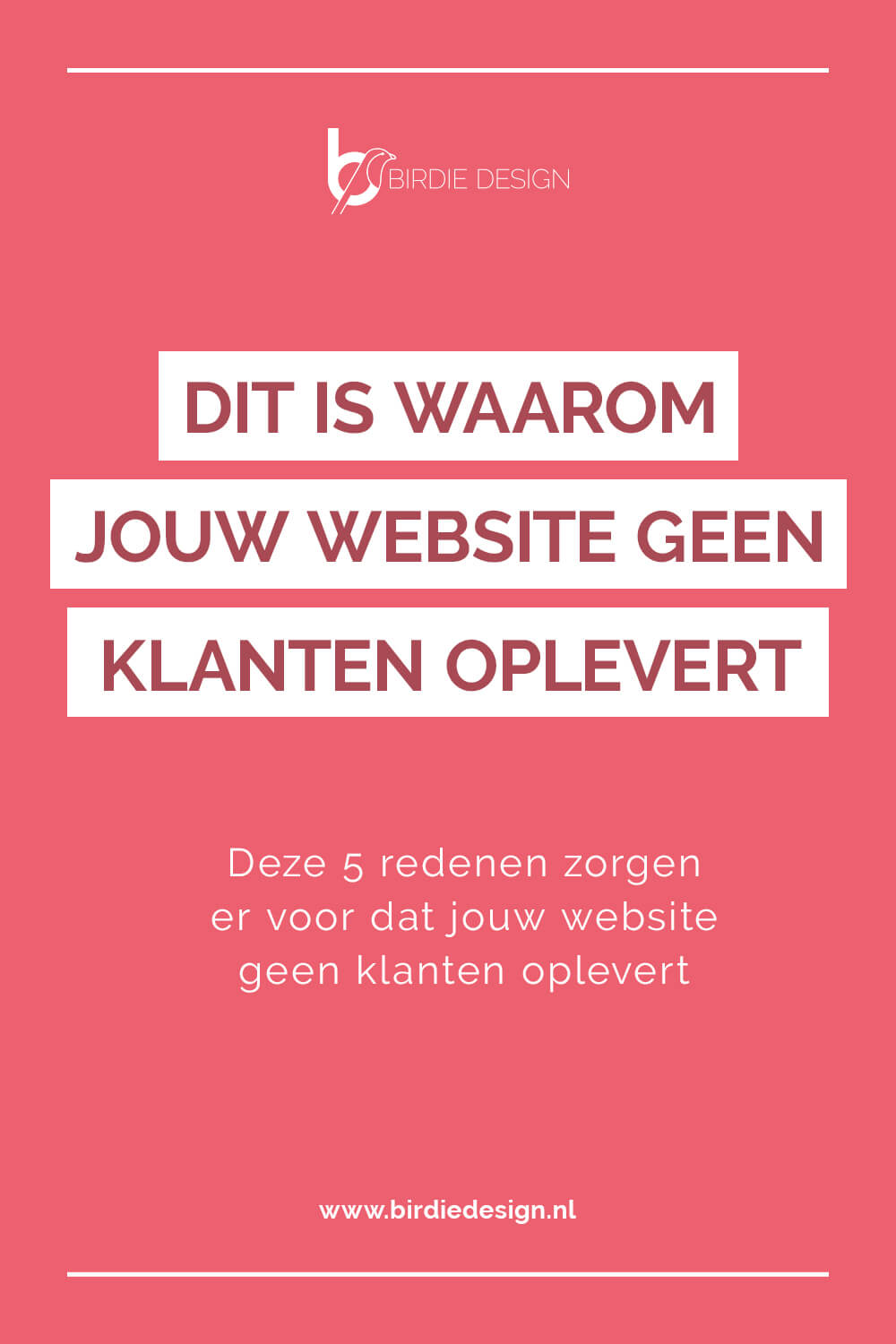 Waarom jouw website geen klanten oplevert en wat je daar aan kunt doen