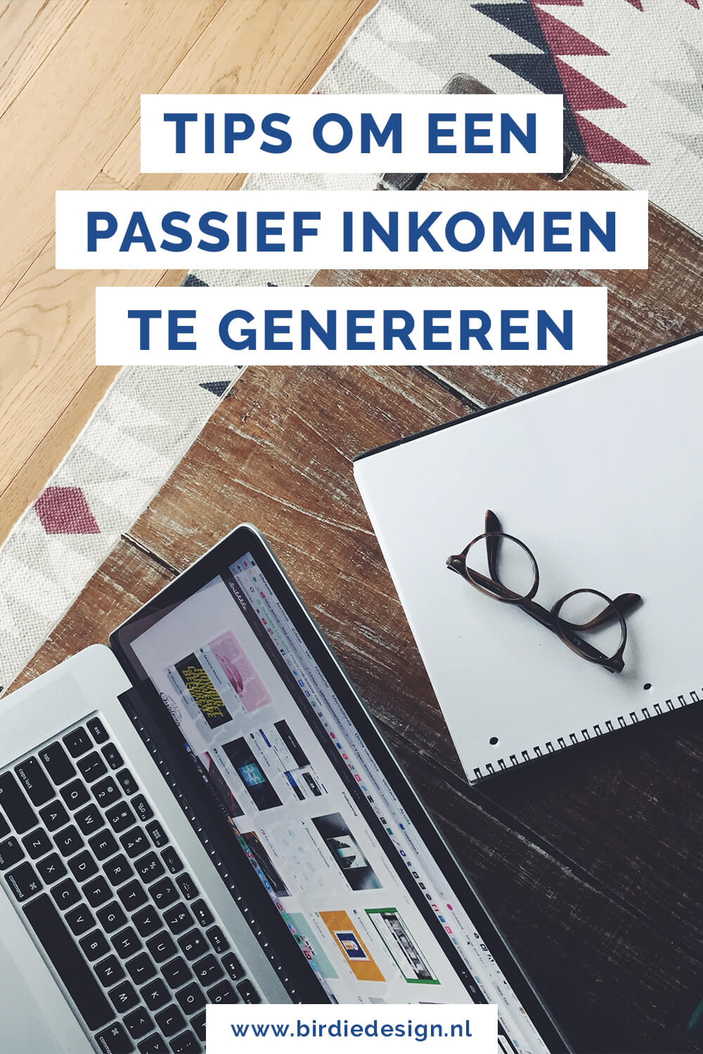 Een passief inkomen genereren pinterest afbeelding