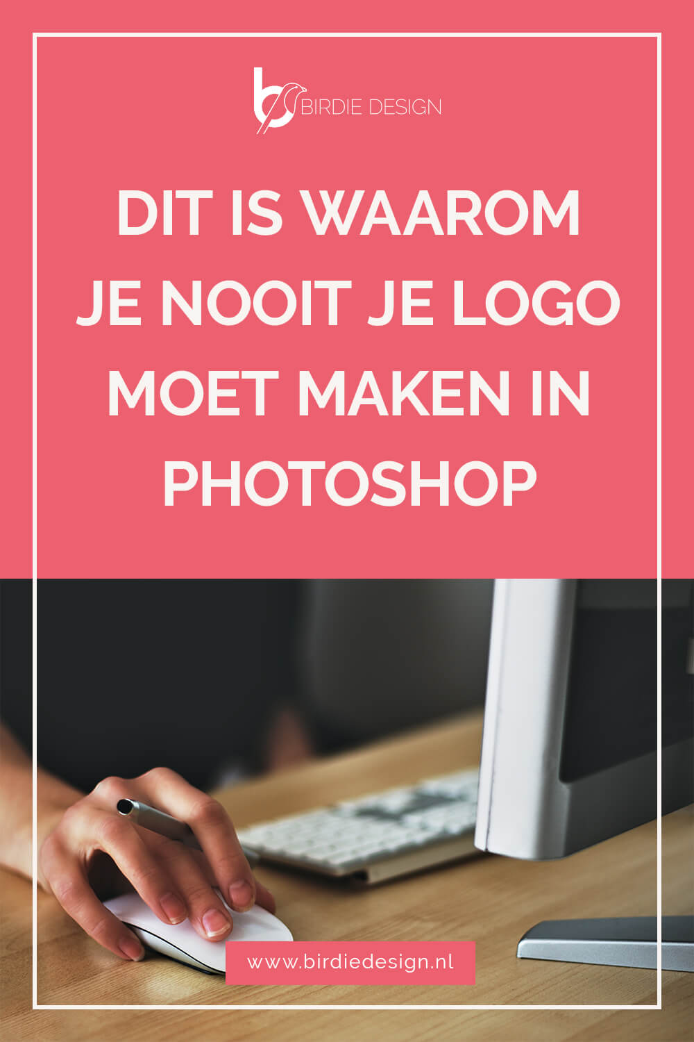 Waarom je nooit je logo moet maken in Photoshop Pinterest afbeelding