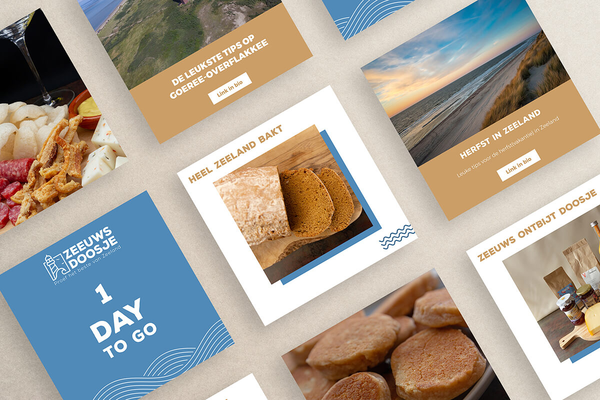 Instagram template voor Zeeuws Doosje
