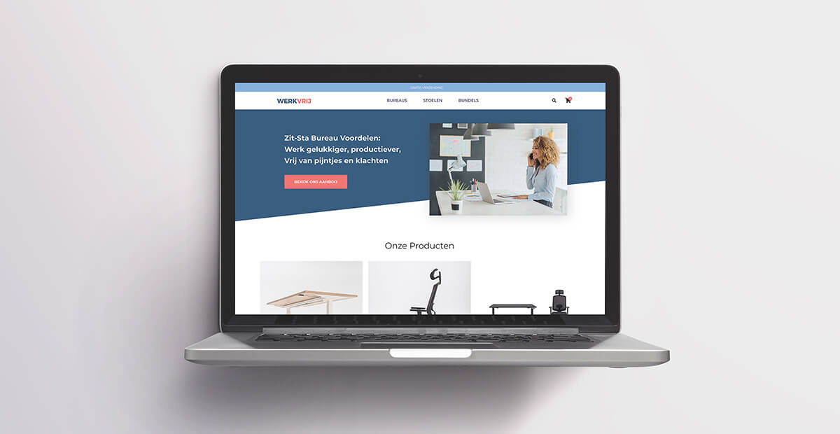 wordpress webshop ergonomische kantoormeubelen