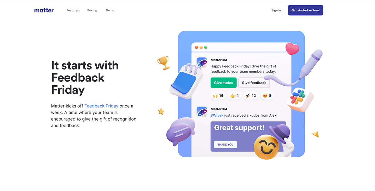 Webdesign trends voor 2023 6 webdesign trends voor 2023 voorbeeld van claymorphism