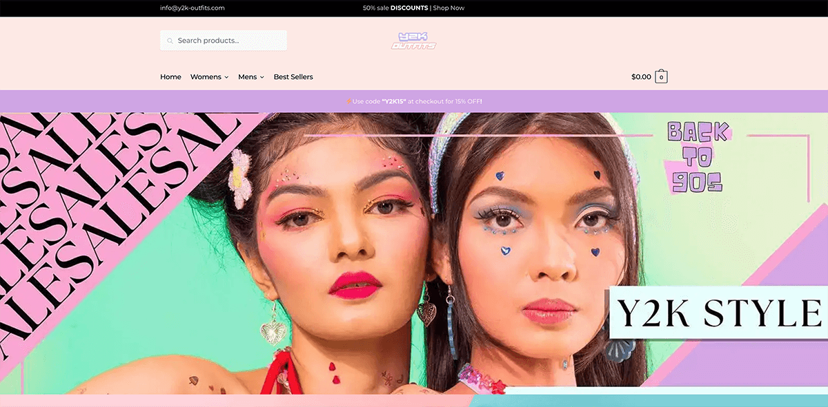 Webdesign trends voor 2023 3 y2k website design trend van 2023