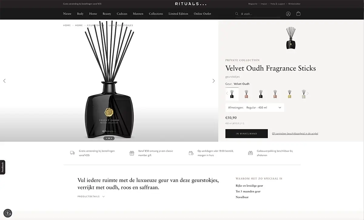 Branding voor je webshop: waarom merkidentiteit je prijzen verdedigt 2 , hogere prijzen vragen webshop begint bij merkidentiteit voorbeeld rituals