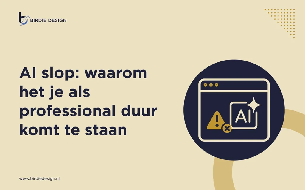 AI slop waarom die goedkope AI-content je als professional duur komt te staan